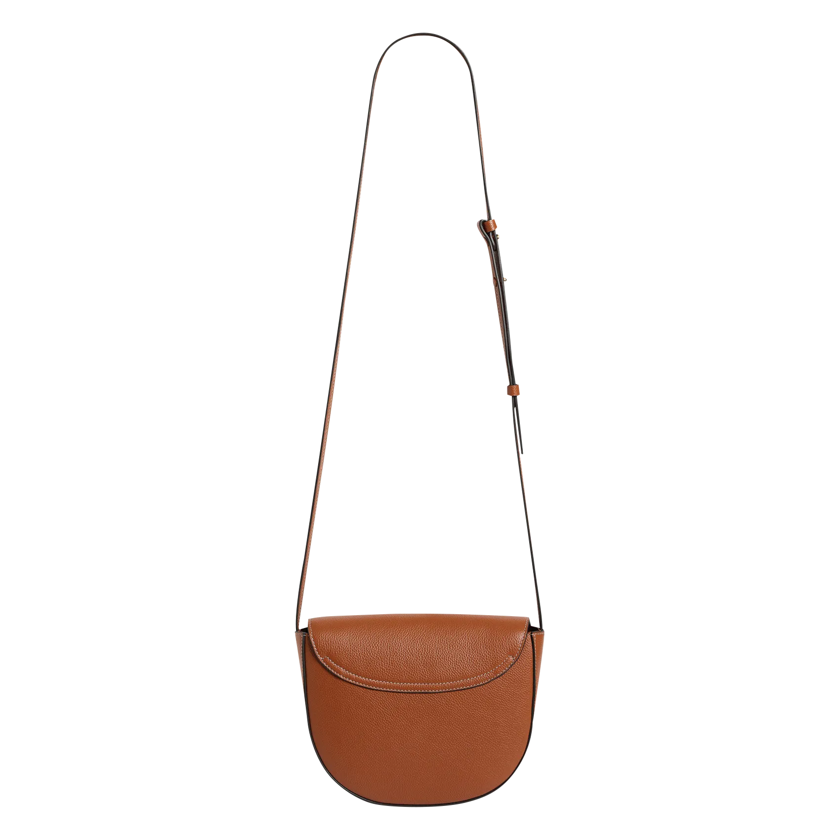  PABLO   LOUISE - Borsa a bisaccia in pelle | Marrone