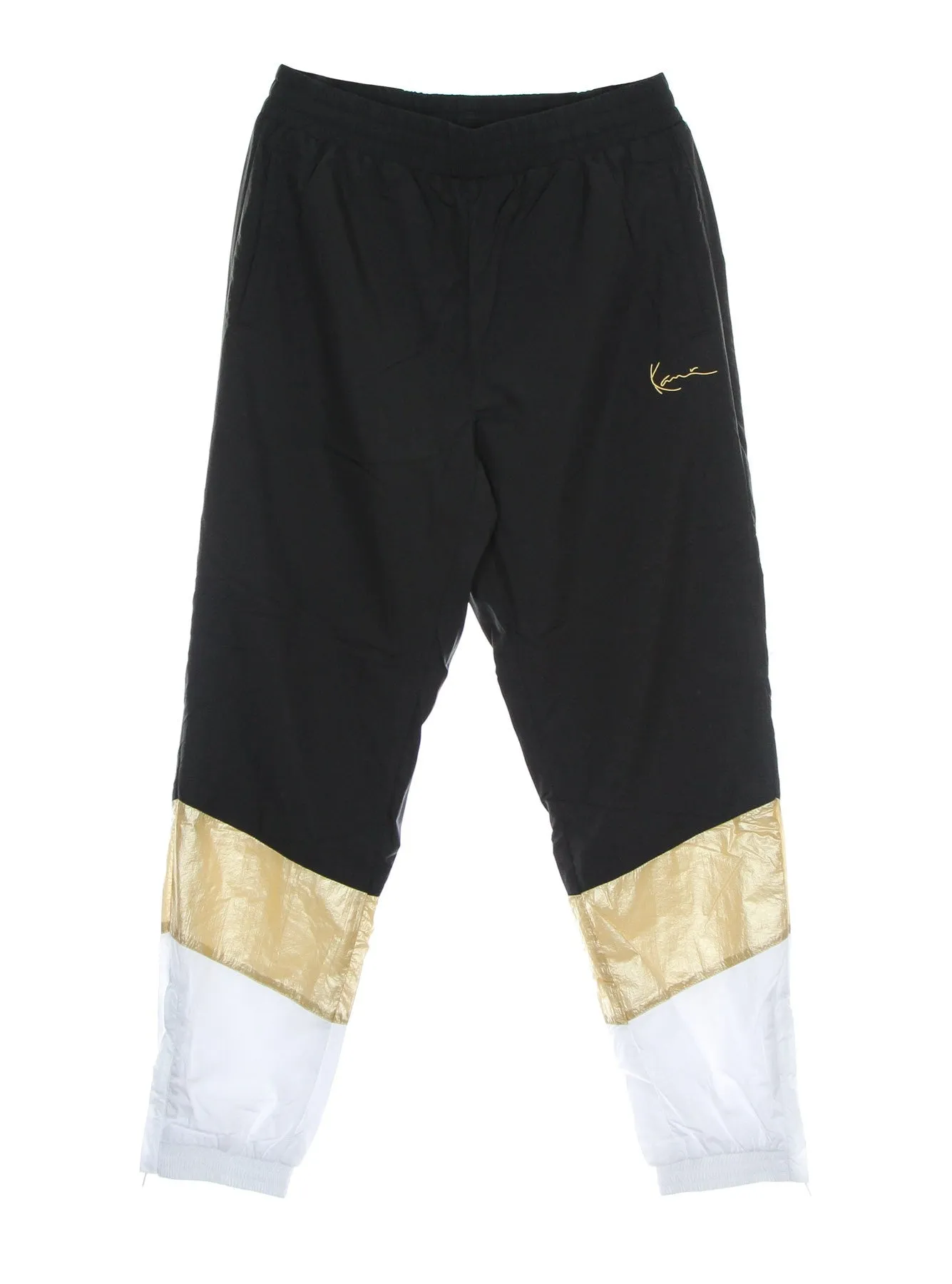 Pantalone Tuta Donna Small Signature Block Trackpants Black/white
