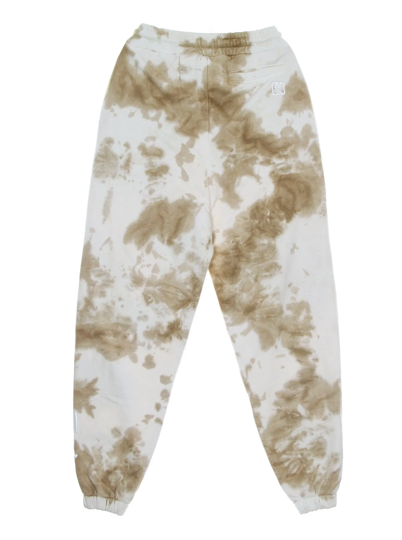 Pantalone Tuta Felpato Uomo Signature Tie Dye Sweatpants White/sand