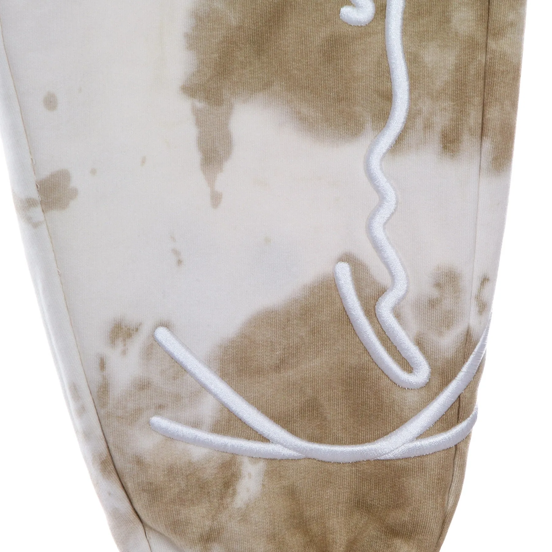 Pantalone Tuta Felpato Uomo Signature Tie Dye Sweatpants White/sand