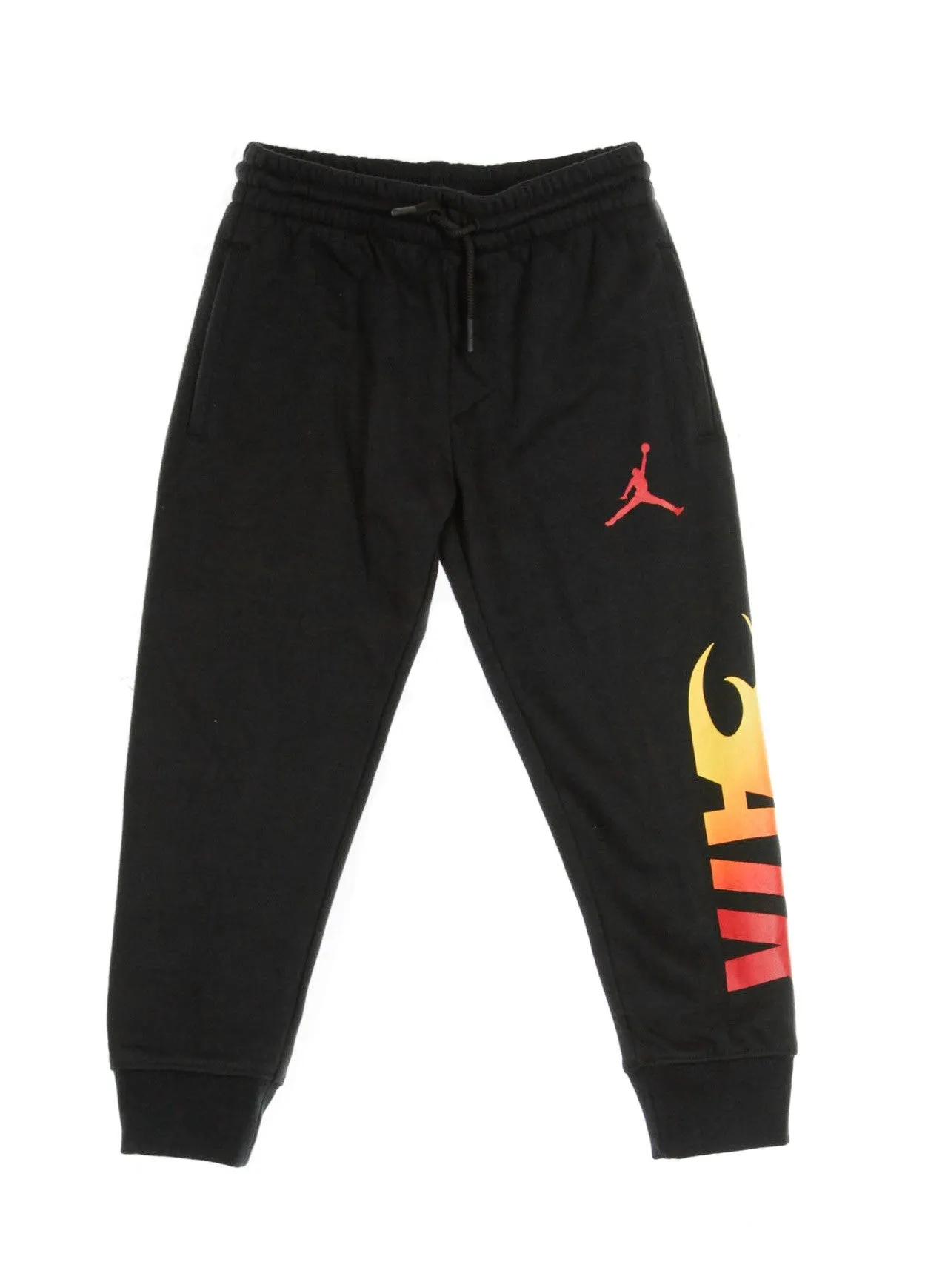Pantalone Tuta Leggero Bambino Jumpman Fire Pant Black