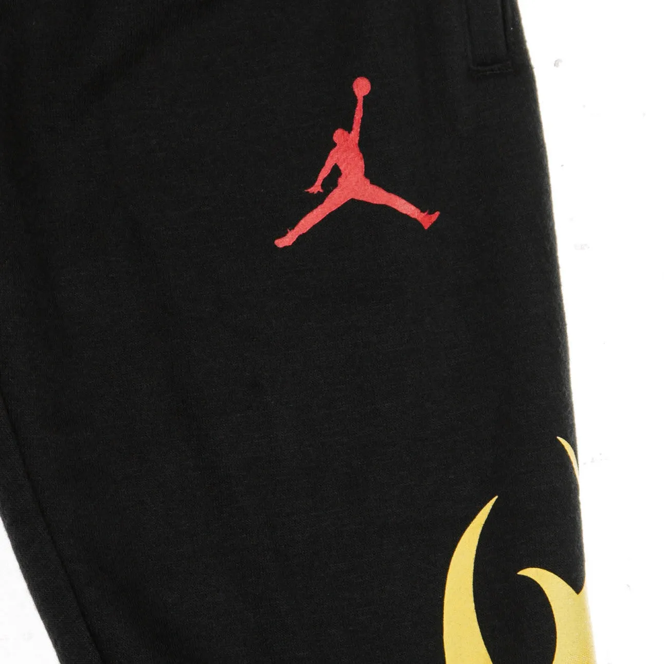 Pantalone Tuta Leggero Bambino Jumpman Fire Pant Black