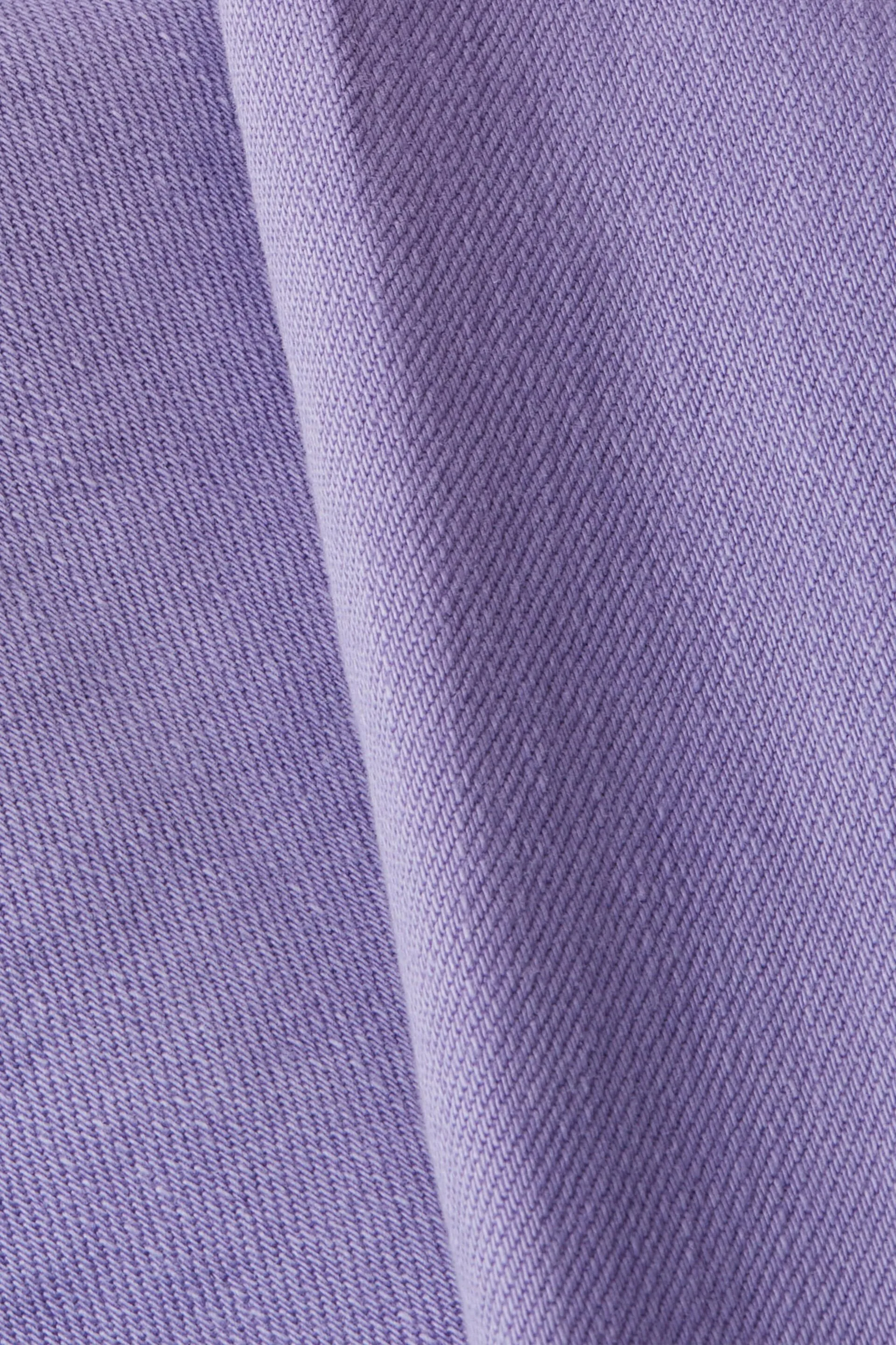 Pantaloni cropped con orlo con frange
