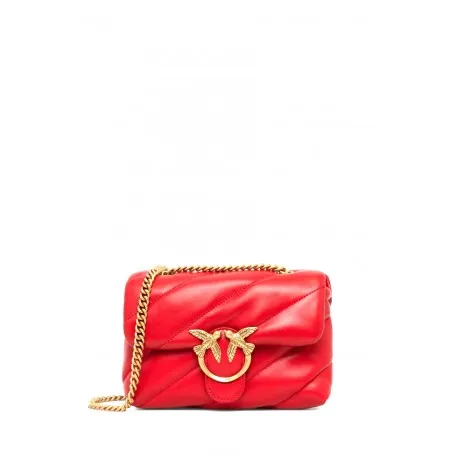Pinko borsa a mano in pelle colore rosso
