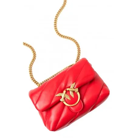 Pinko borsa a mano in pelle colore rosso