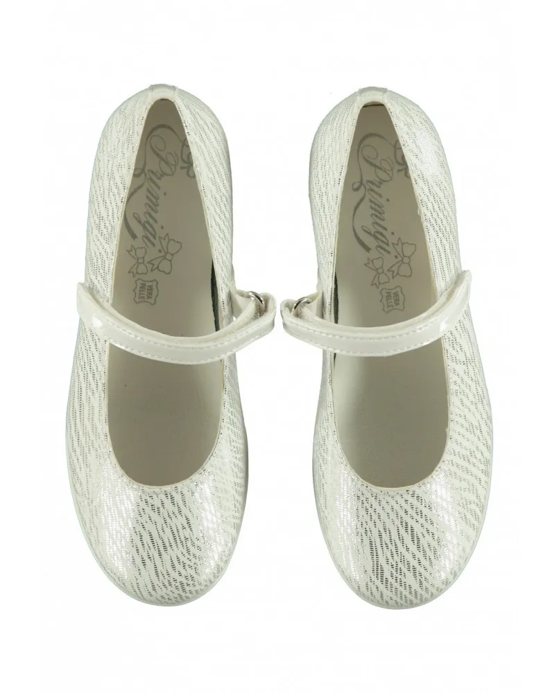 PRIMIGI 1922600 ballerina cerimonia scarpe bambina pelle