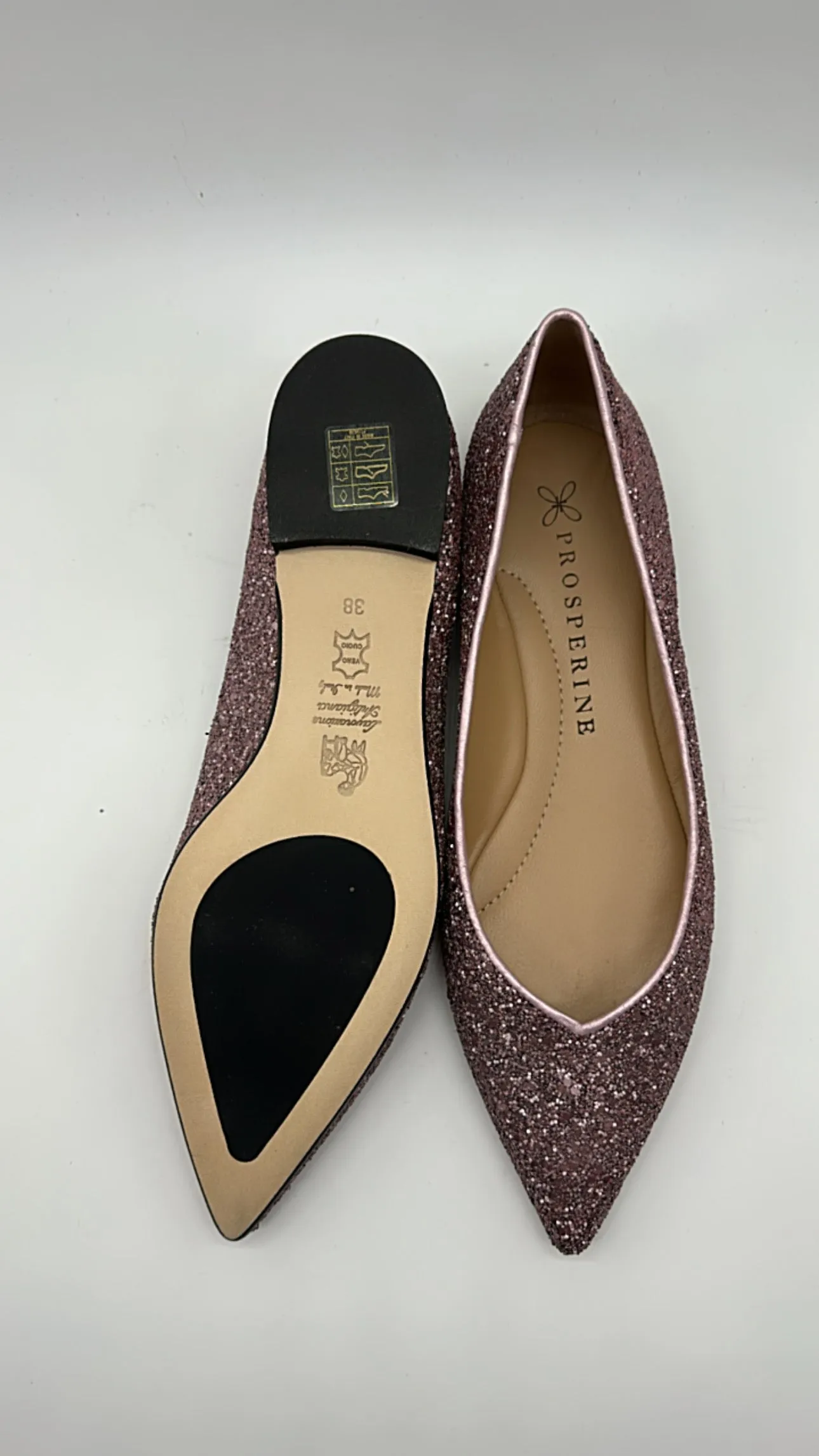 Prosperine - Ballerina Paillettes rosa antico