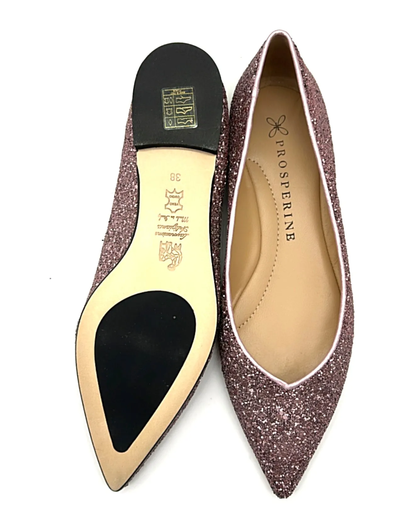 Prosperine - Ballerina Paillettes rosa antico