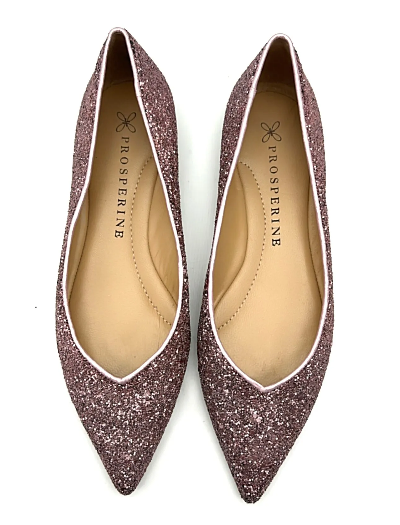Prosperine - Ballerina Paillettes rosa antico