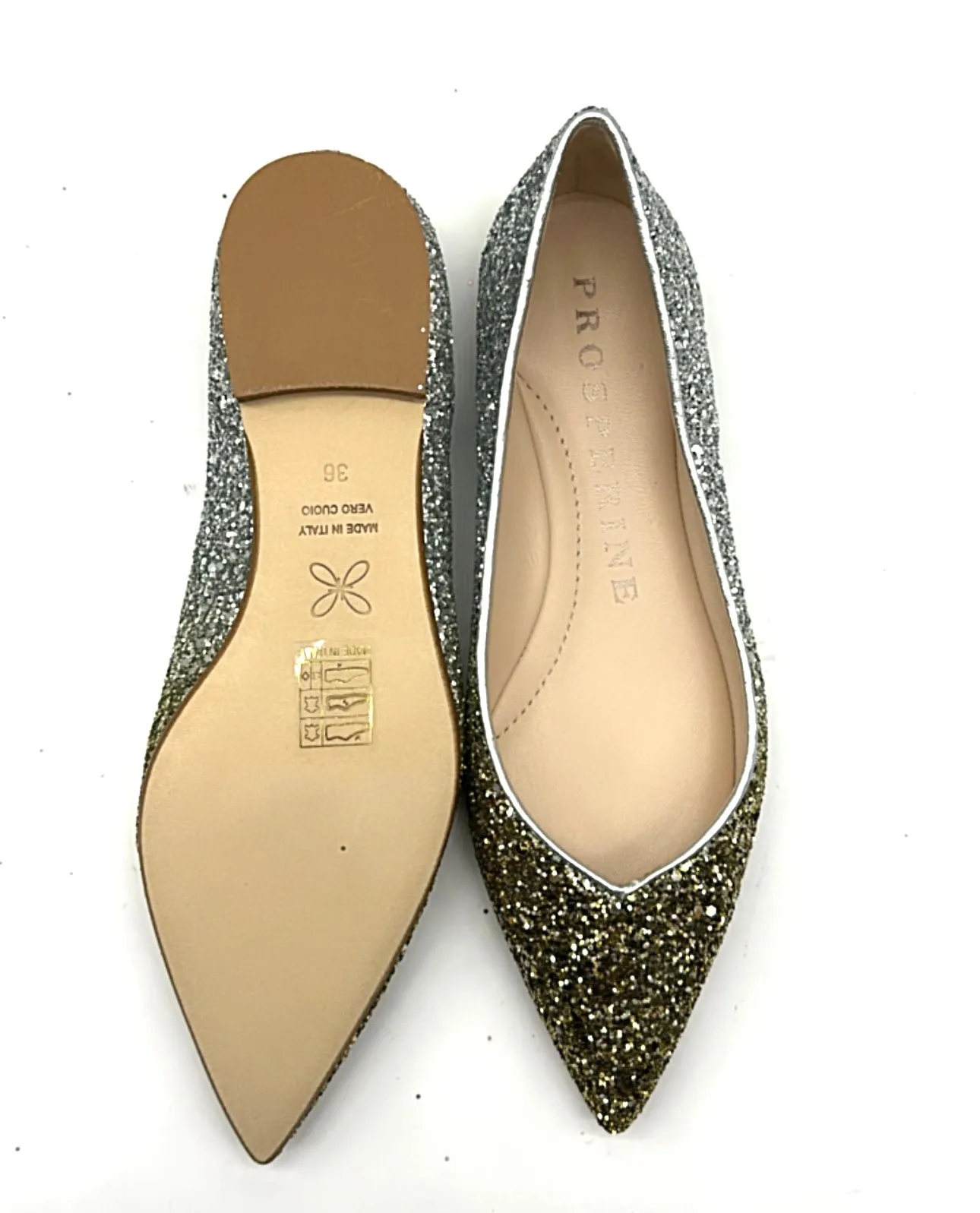 Prosperine - Ballerina sfumata con glitter diamond e oro