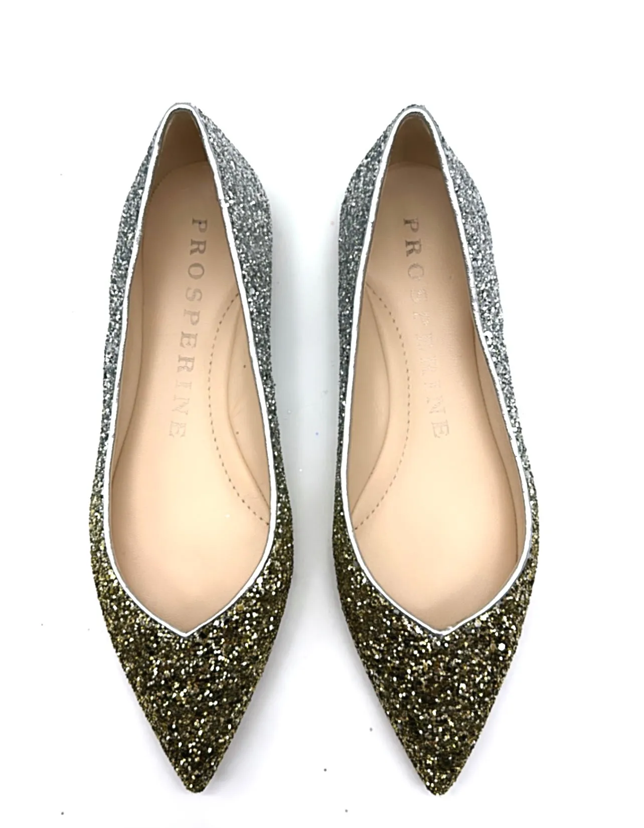 Prosperine - Ballerina sfumata con glitter diamond e oro