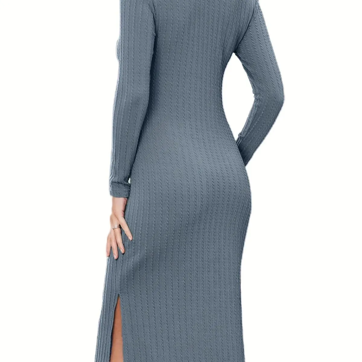 Pullover premaman da donna primavera autunno girocollo manica lunga lunghezza al ginocchio abiti regolari