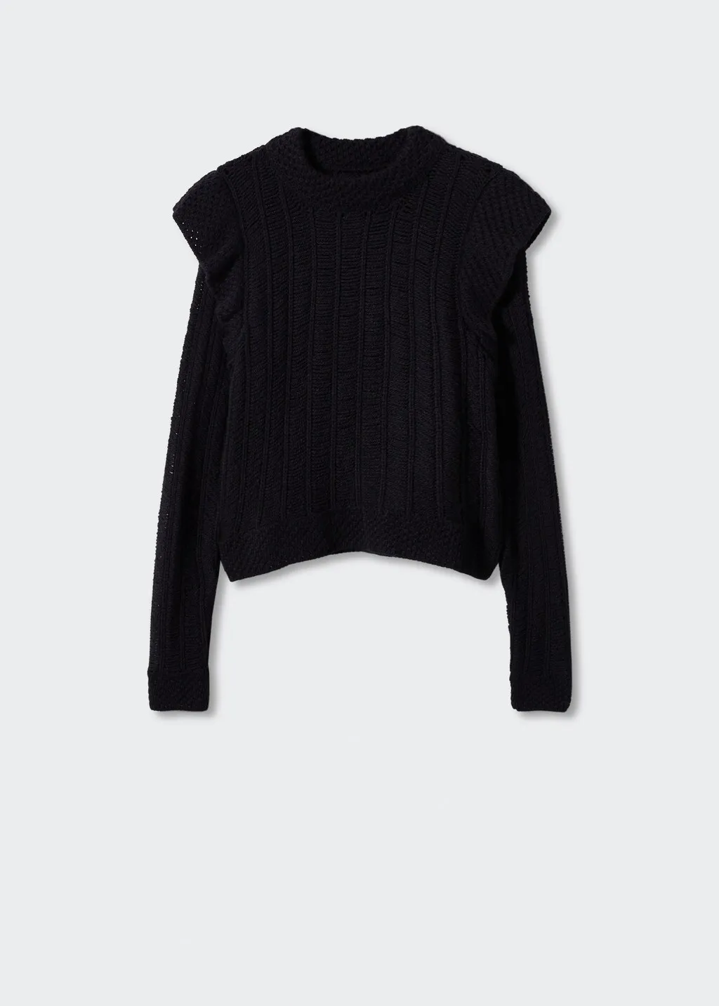 Pullover volant spalla