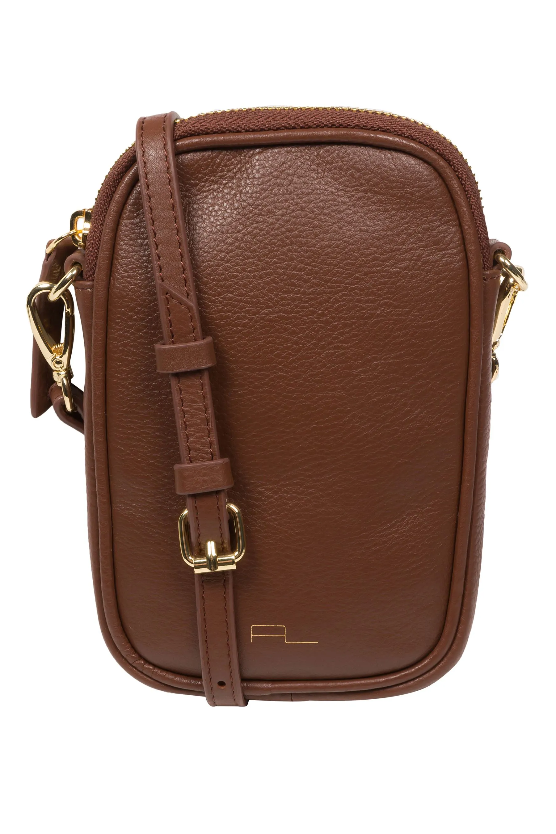 Pure Luxuries London - Alaina - Borsa per telefono a tracolla in pelle nappa