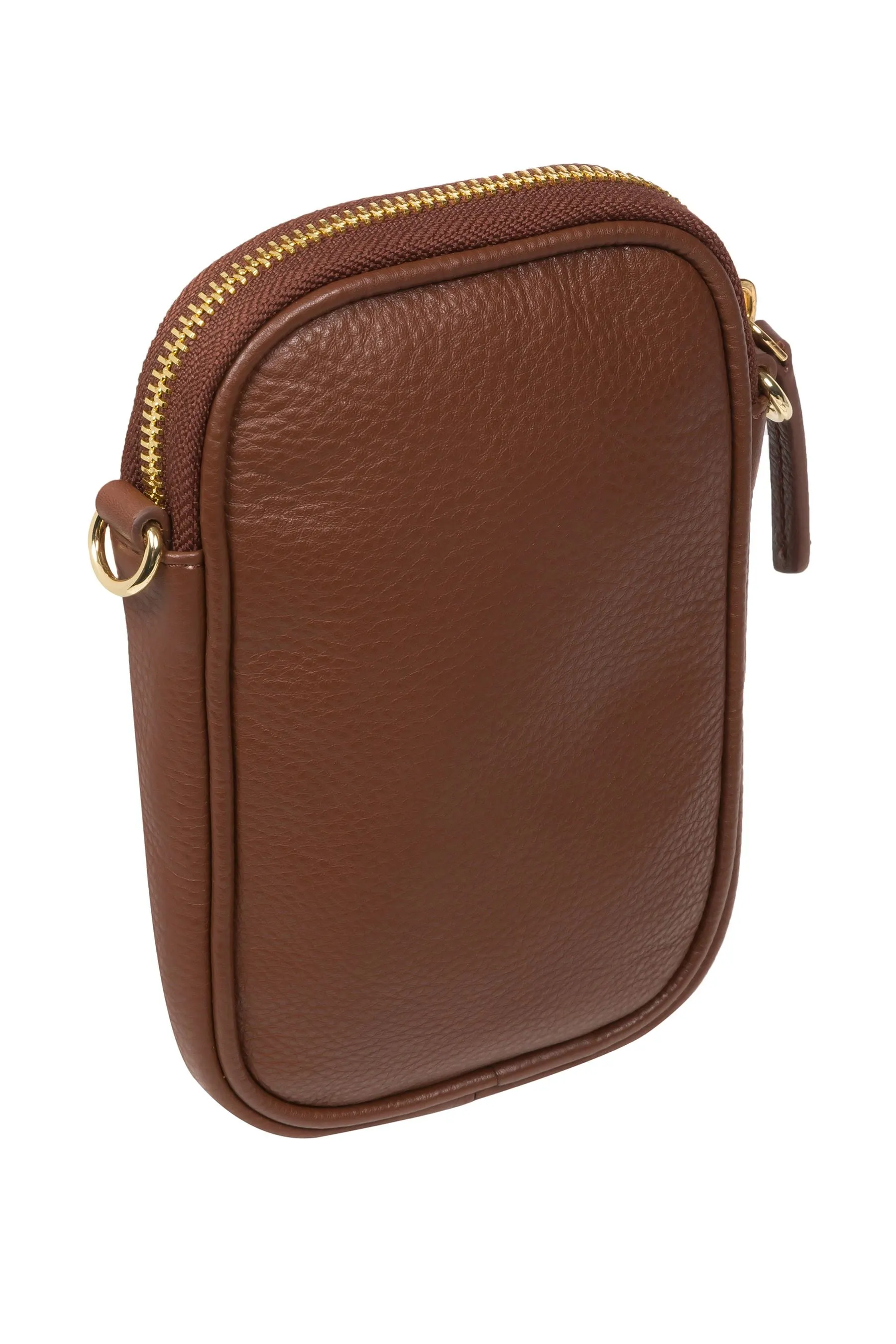 Pure Luxuries London - Alaina - Borsa per telefono a tracolla in pelle nappa