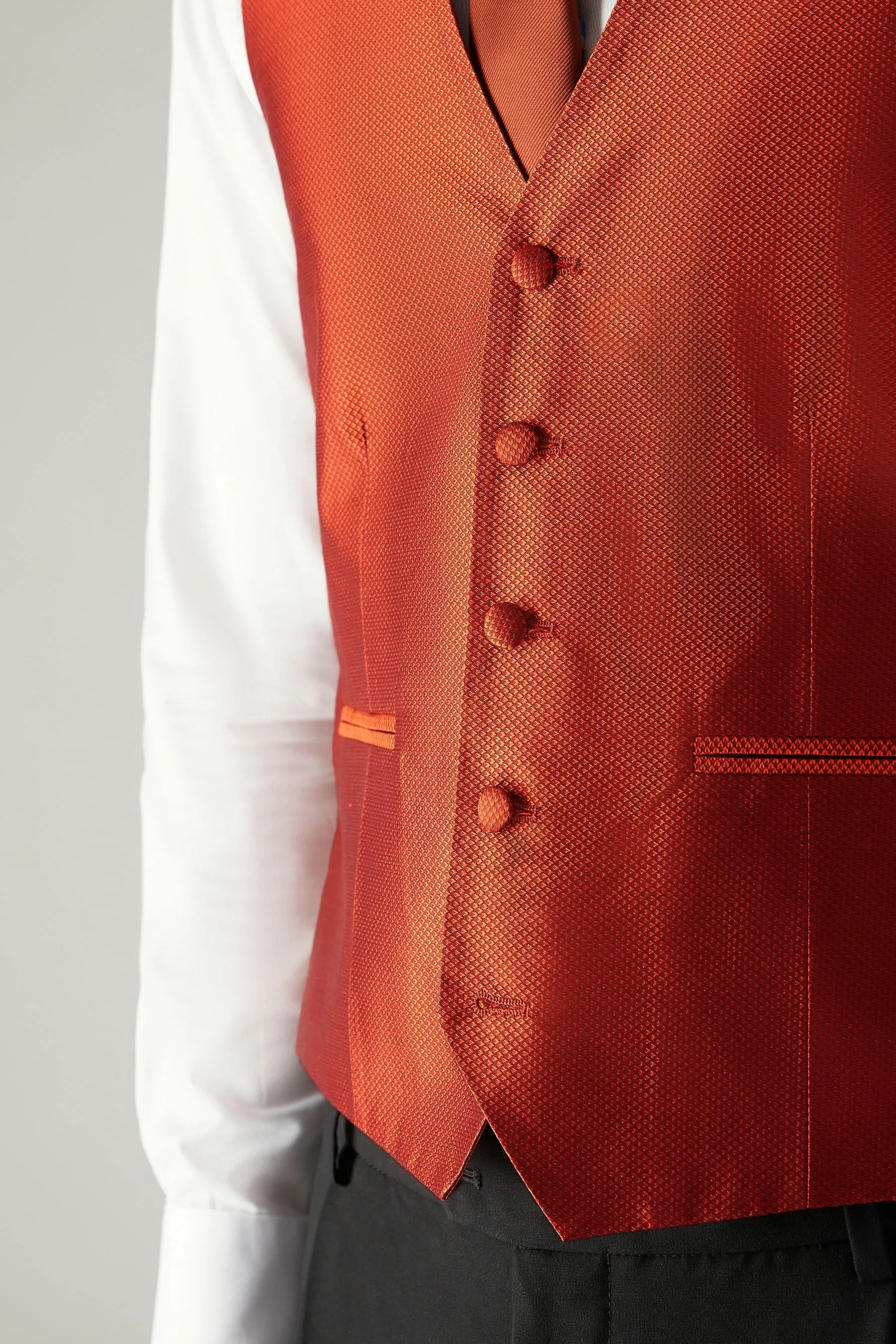 Regular - Gilet testurizzato vestibilità attillata