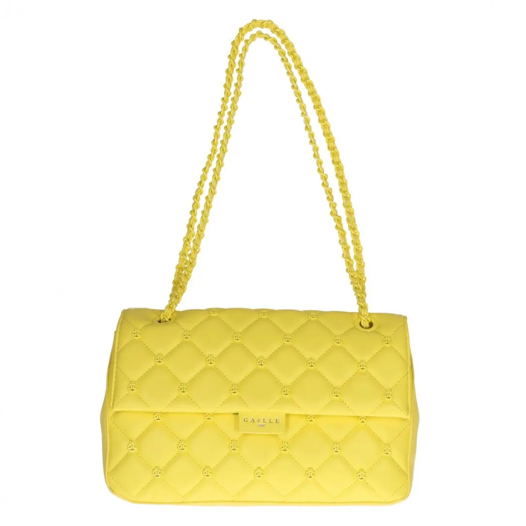 Regular shoulder strap ecopelle gbda3153 Gialle