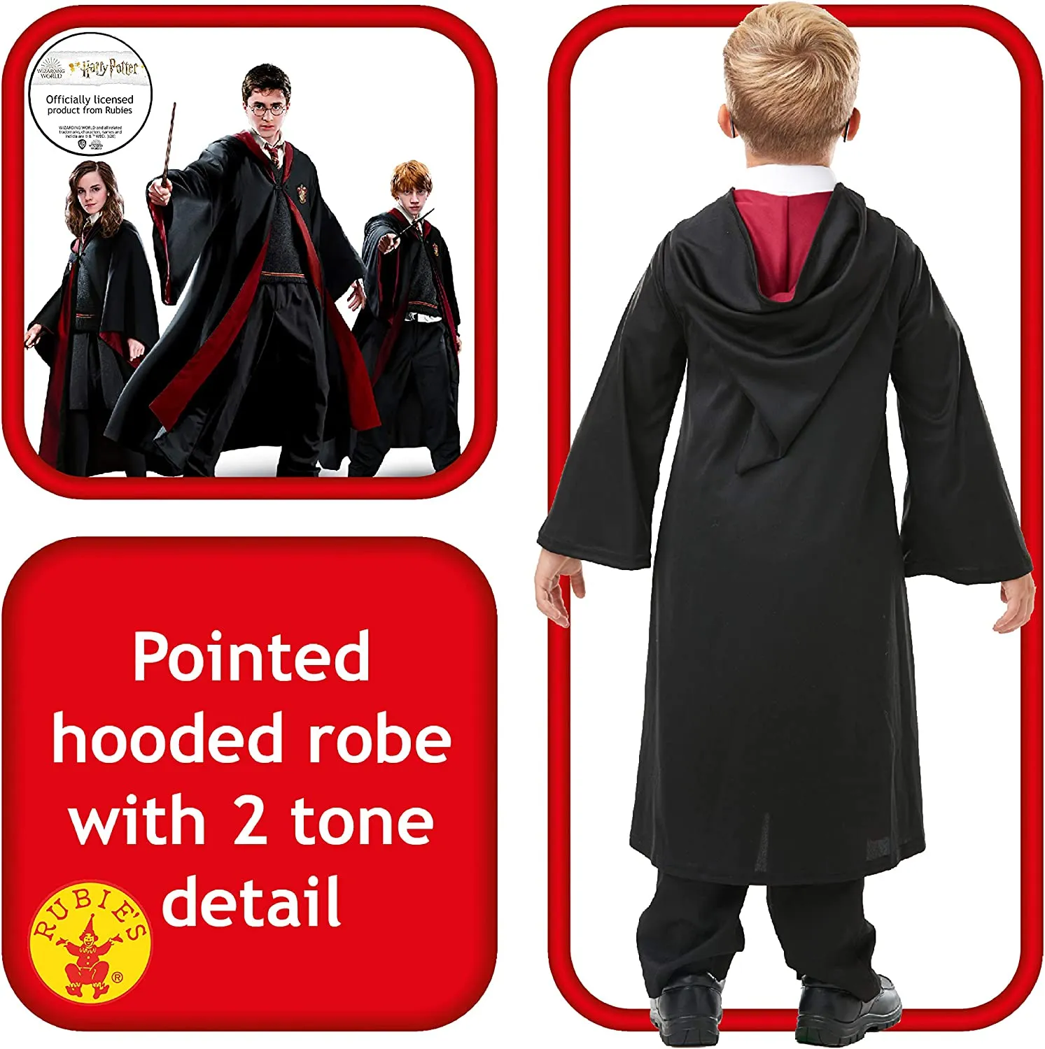 Rubie's COSTUME HARRY POTTER DELUXE INF ragazzi, Multicolore, anni, 640872 9-10