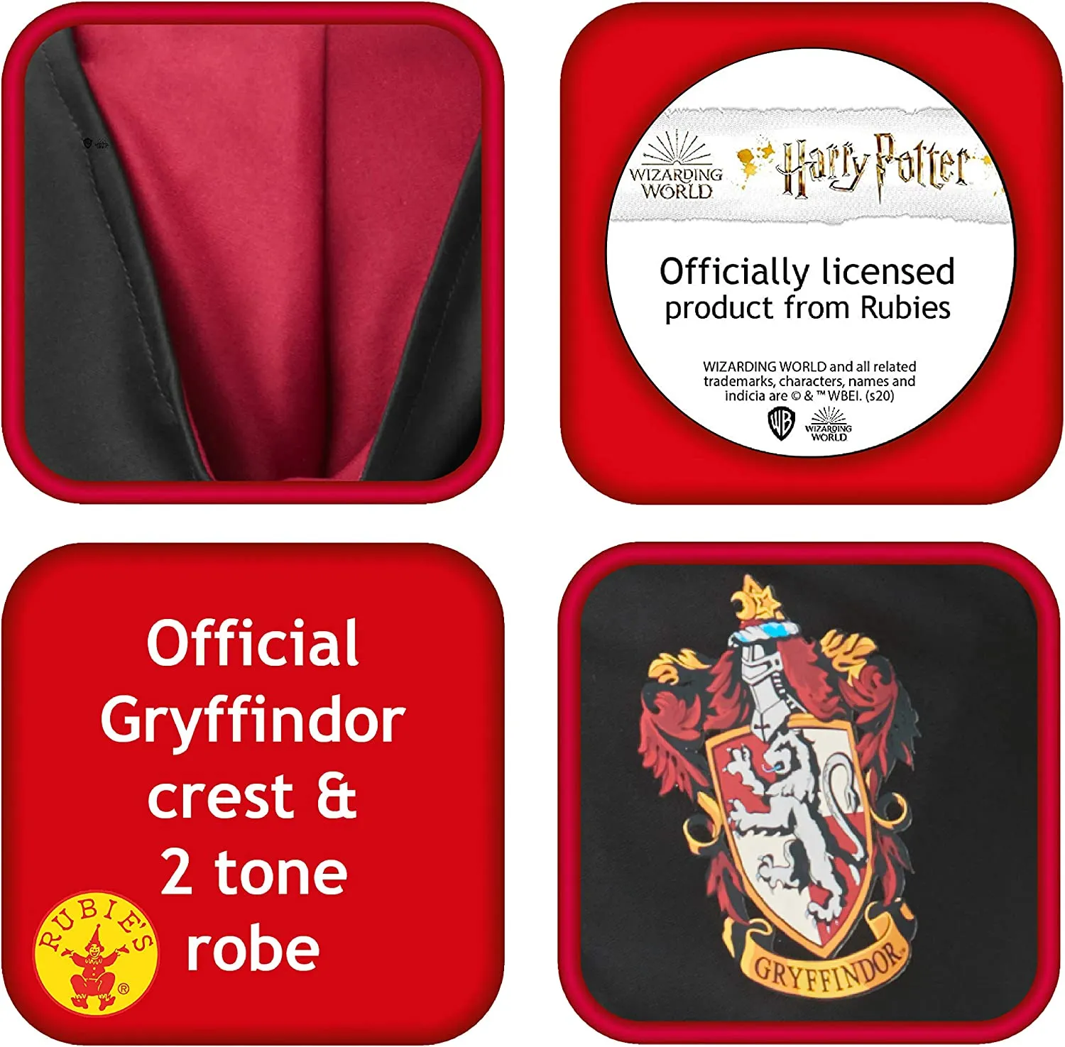 Rubie's COSTUME HARRY POTTER DELUXE INF ragazzi, Multicolore, anni, 640872 9-10