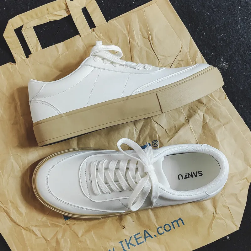Scarpe da skate casual piatte moda minimalista da uomo