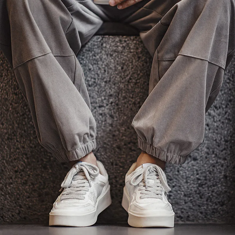 Scarpe da skate in tela casual moda minimalista da uomo