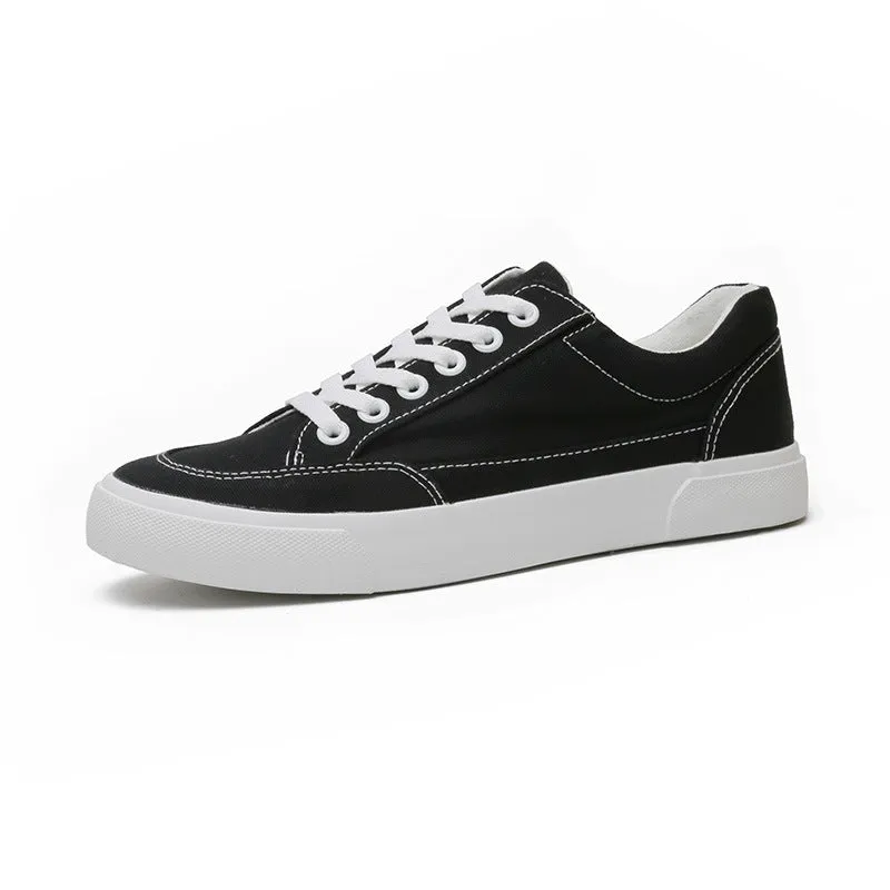 Scarpe da uomo in tela casual piatte pure minimaliste