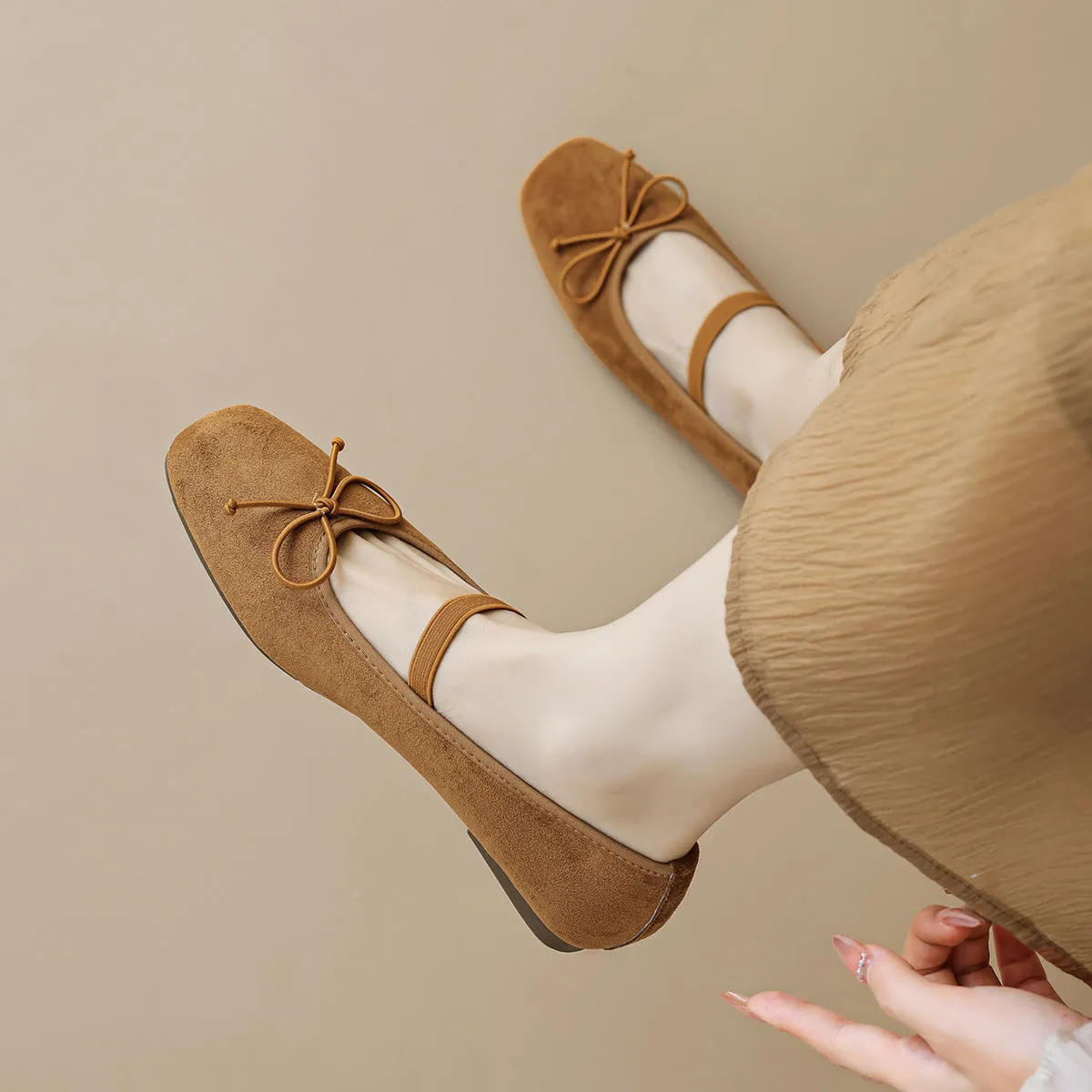 Scarpe piatte morbide minimaliste da donna