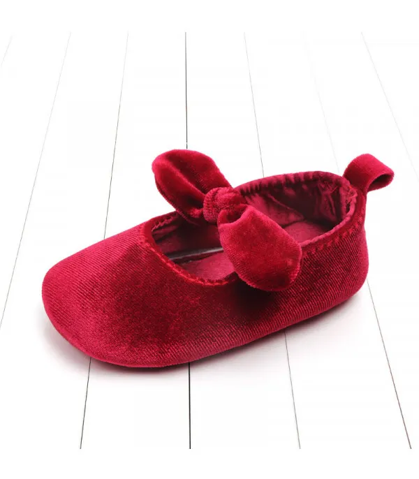 Scarpette e fascia velluto Baby