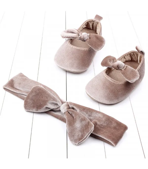 Scarpette e fascia velluto Baby