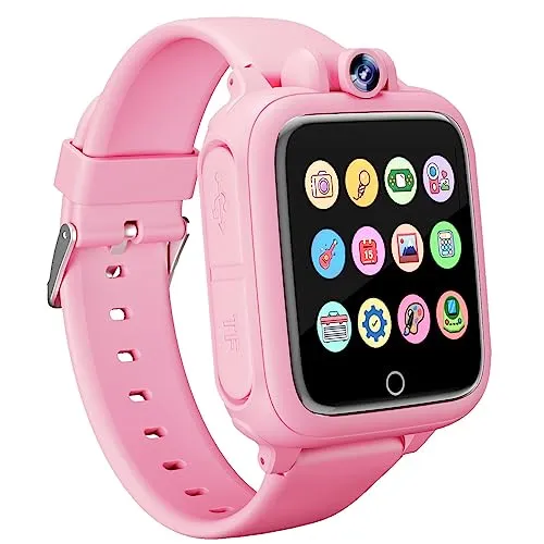 Smartwatch per Bambini, Orologio Intelligente Bambini, Regalo Bambini, Giochi per Bambini, Giocattoli Bambini 14 Giochi, Telecam