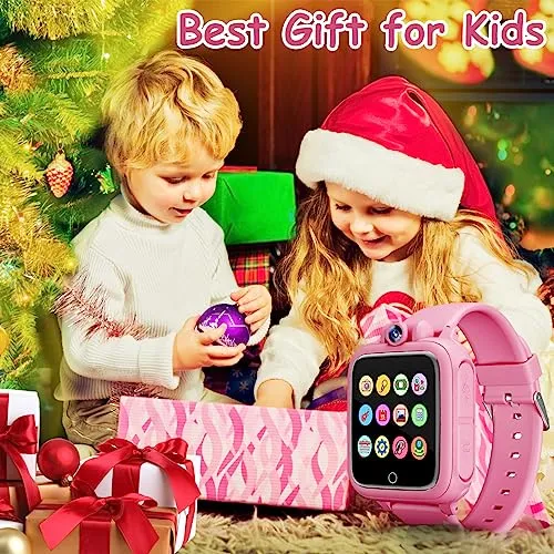 Smartwatch per Bambini, Orologio Intelligente Bambini, Regalo Bambini, Giochi per Bambini, Giocattoli Bambini 14 Giochi, Telecam