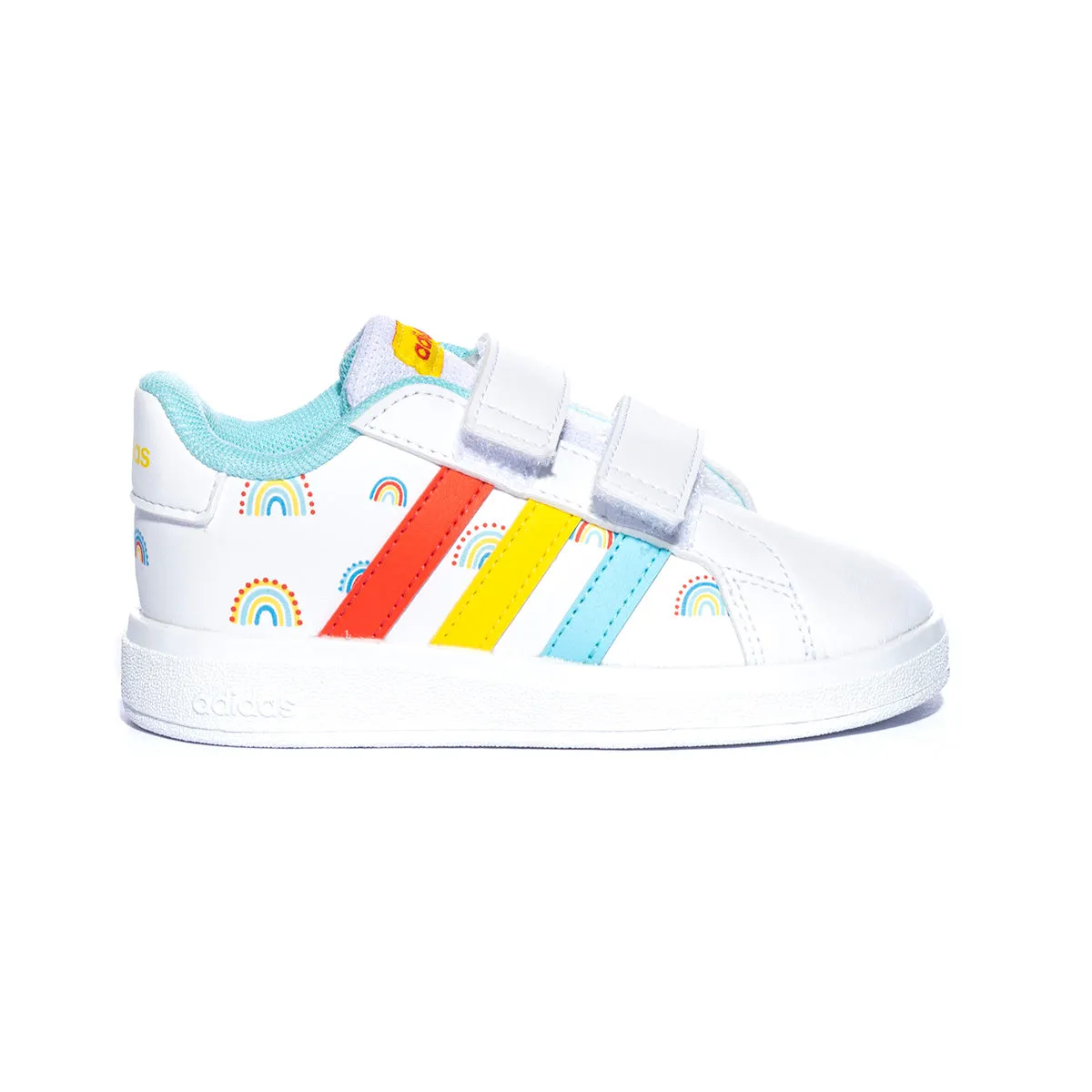 Sneakers Adidas Grand Court  Bianche Multicolor