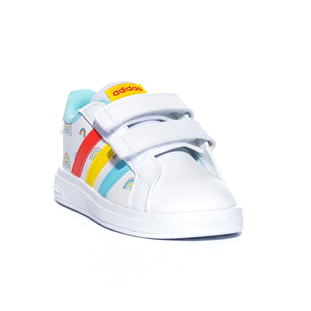 Sneakers Adidas Grand Court  Bianche Multicolor