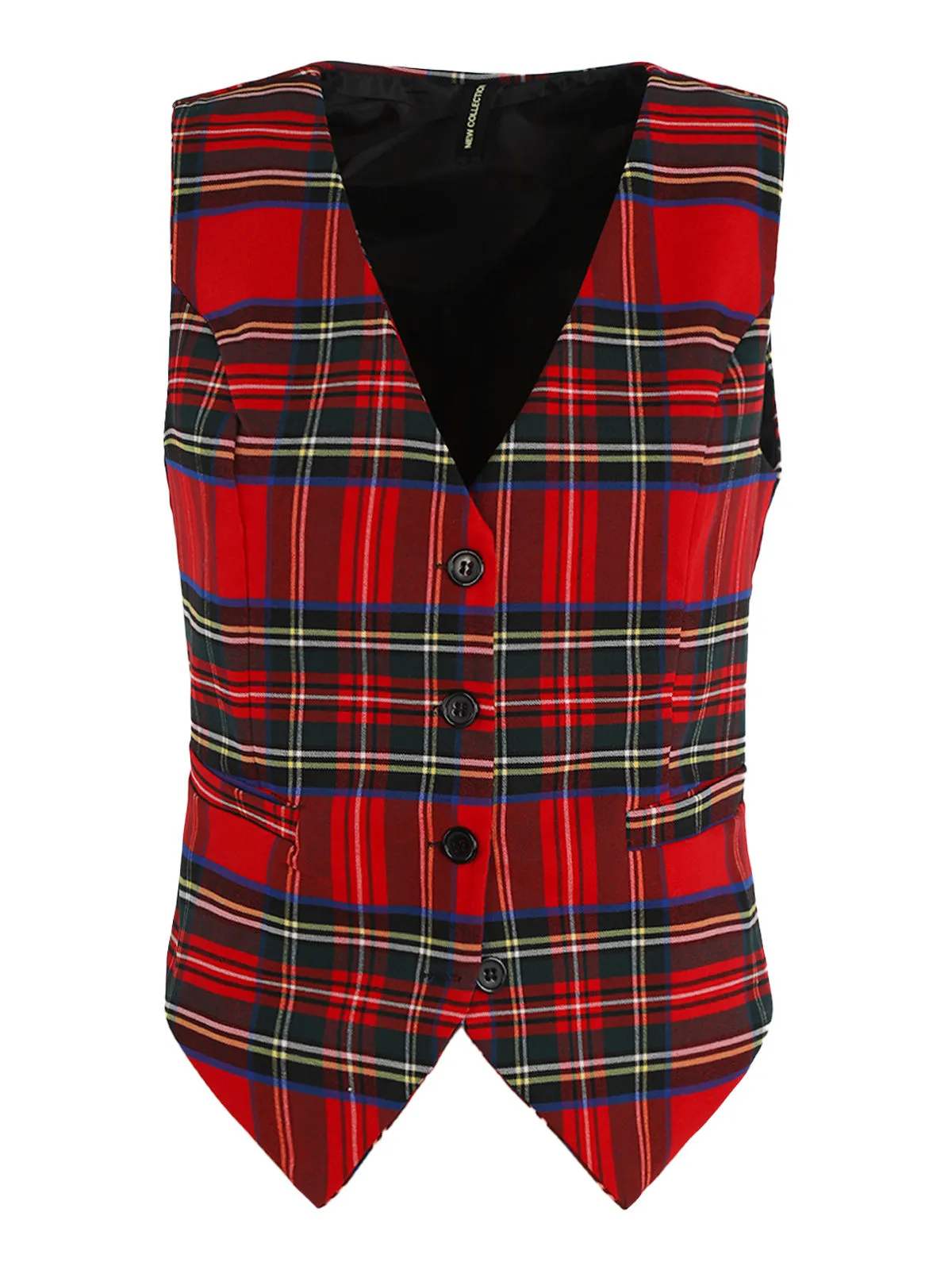 Solada Gilet femme écossais