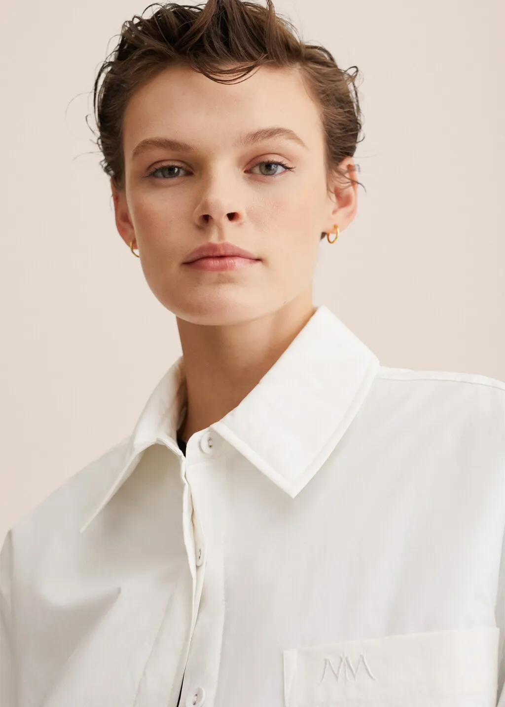 Sovracamicia cotone oversize