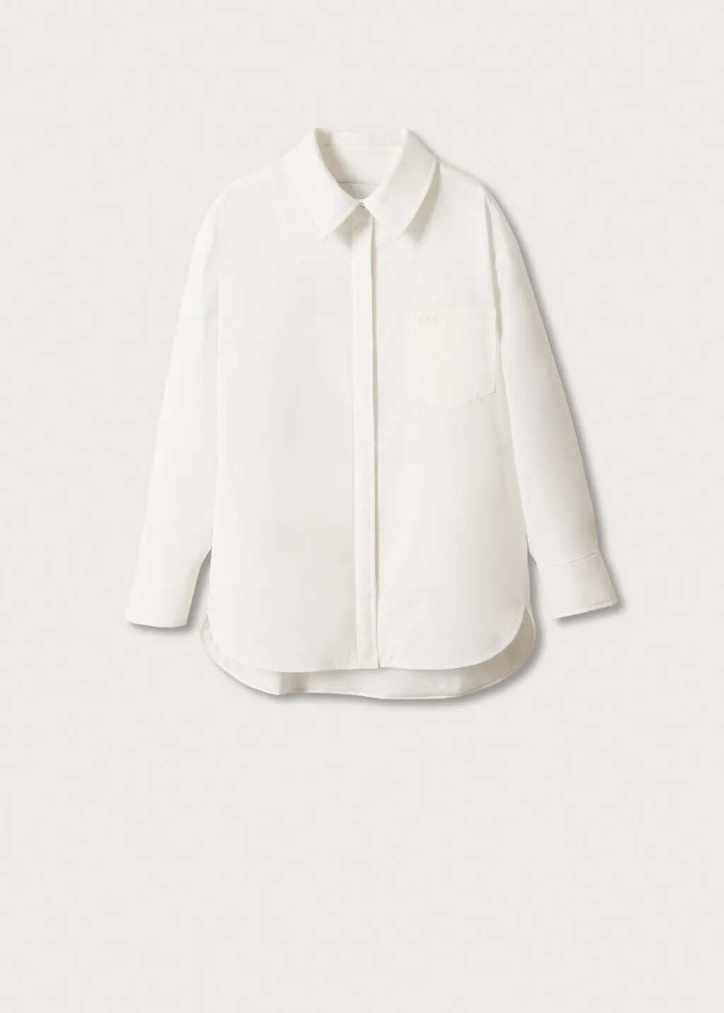 Sovracamicia cotone oversize