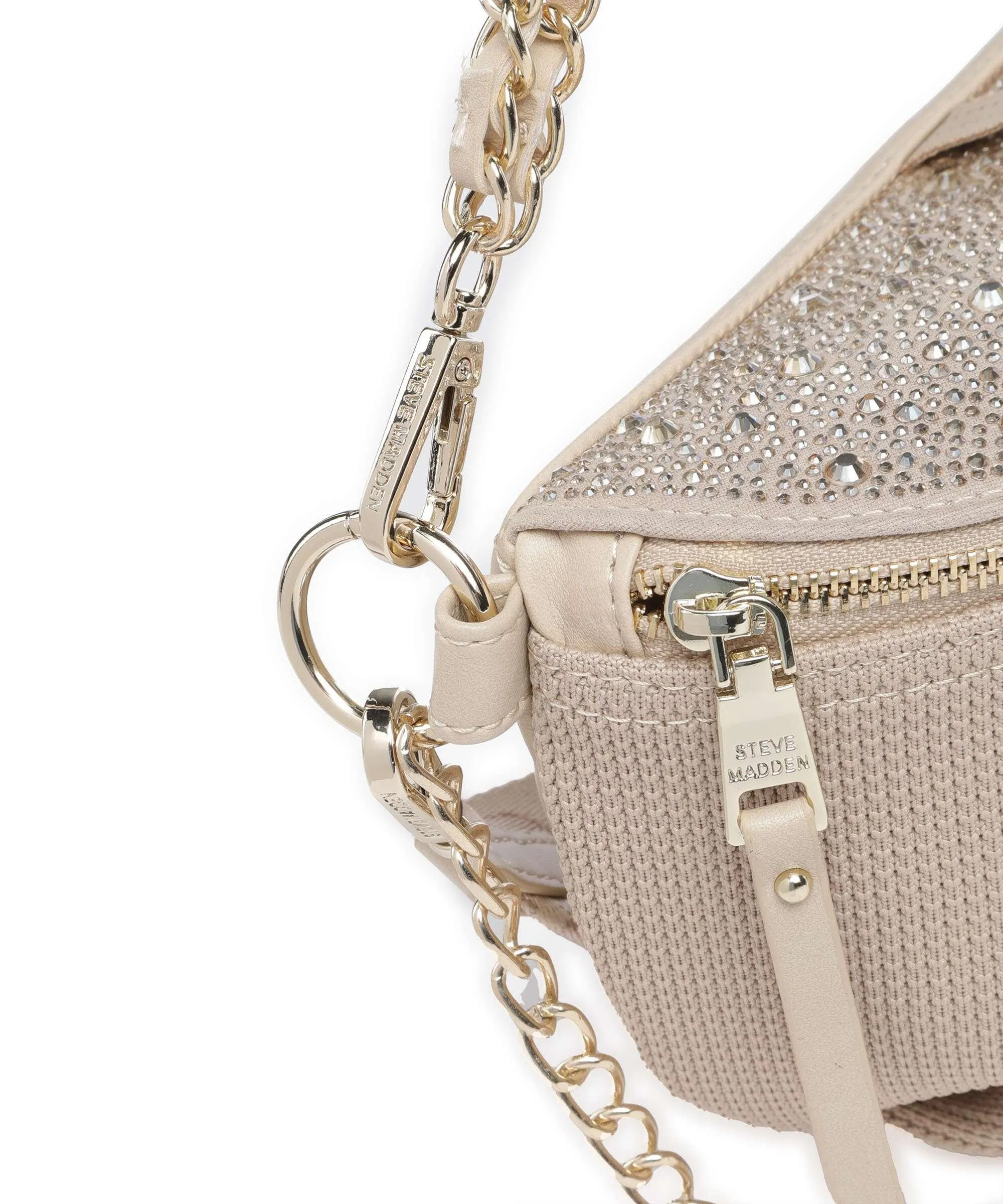 Steve Madden BMAXIMA Borsa a tracolla poliuretano, poliestere beige  
