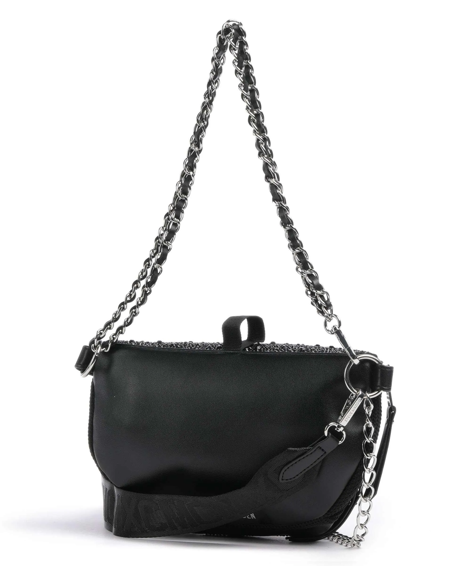  Steve Madden BMAXIMA Borsa a tracolla poliuretano, poliestere nero  