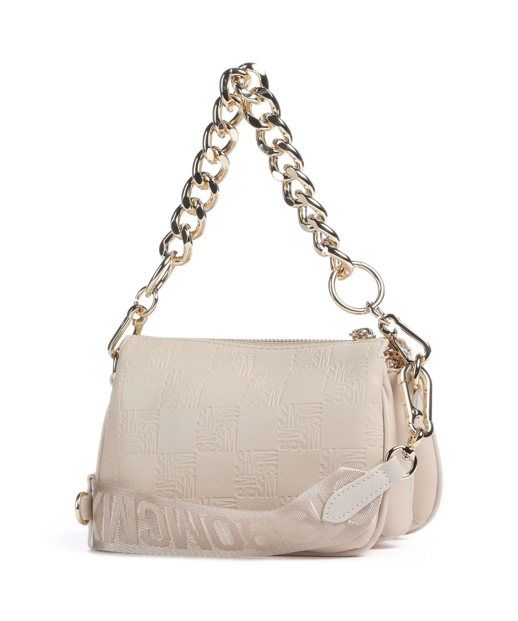  Steve Madden BMINIROY Borsa a tracolla pelle sintetica beige  