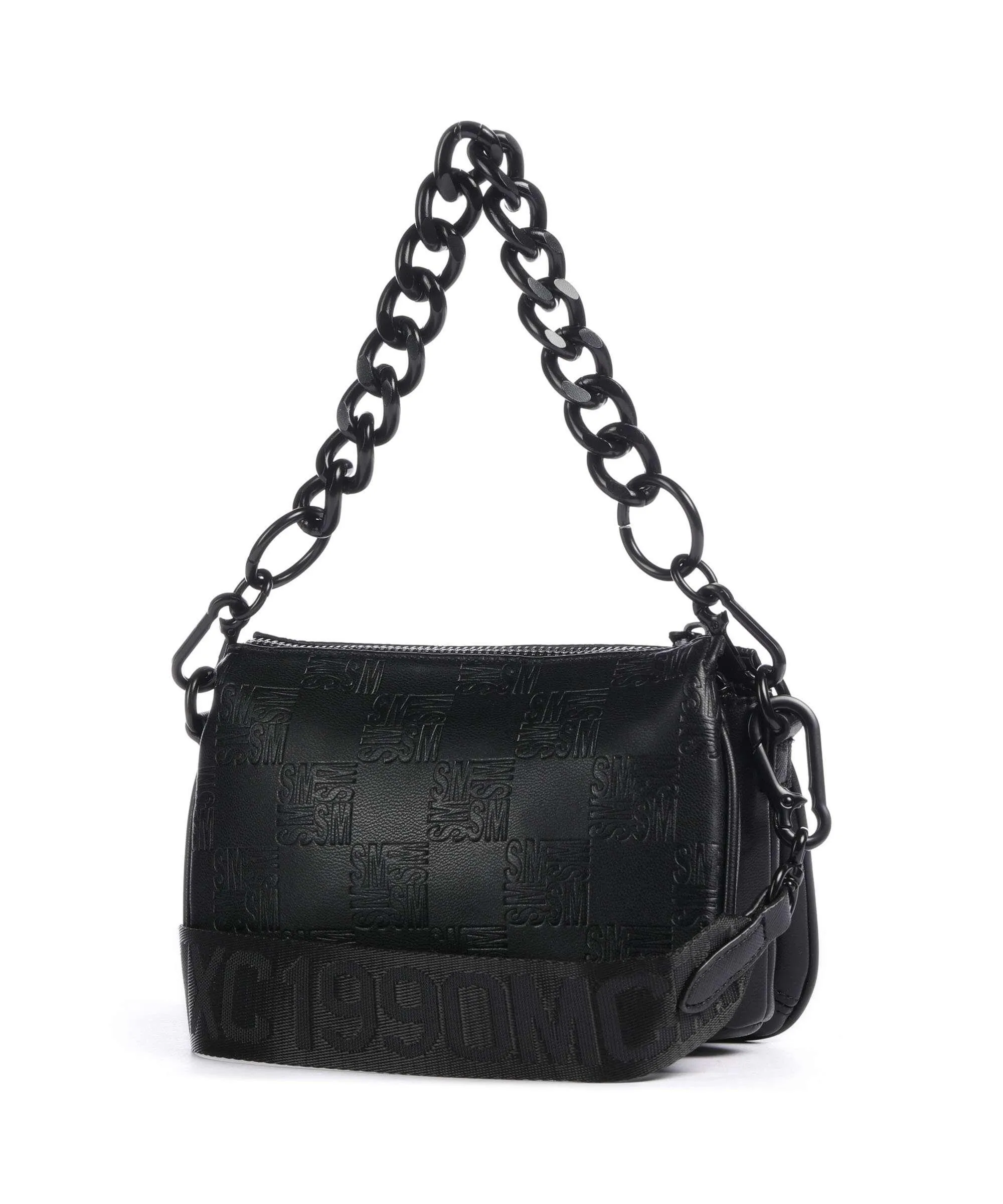  Steve Madden BMINIROY Borsa a tracolla pelle sintetica nero  