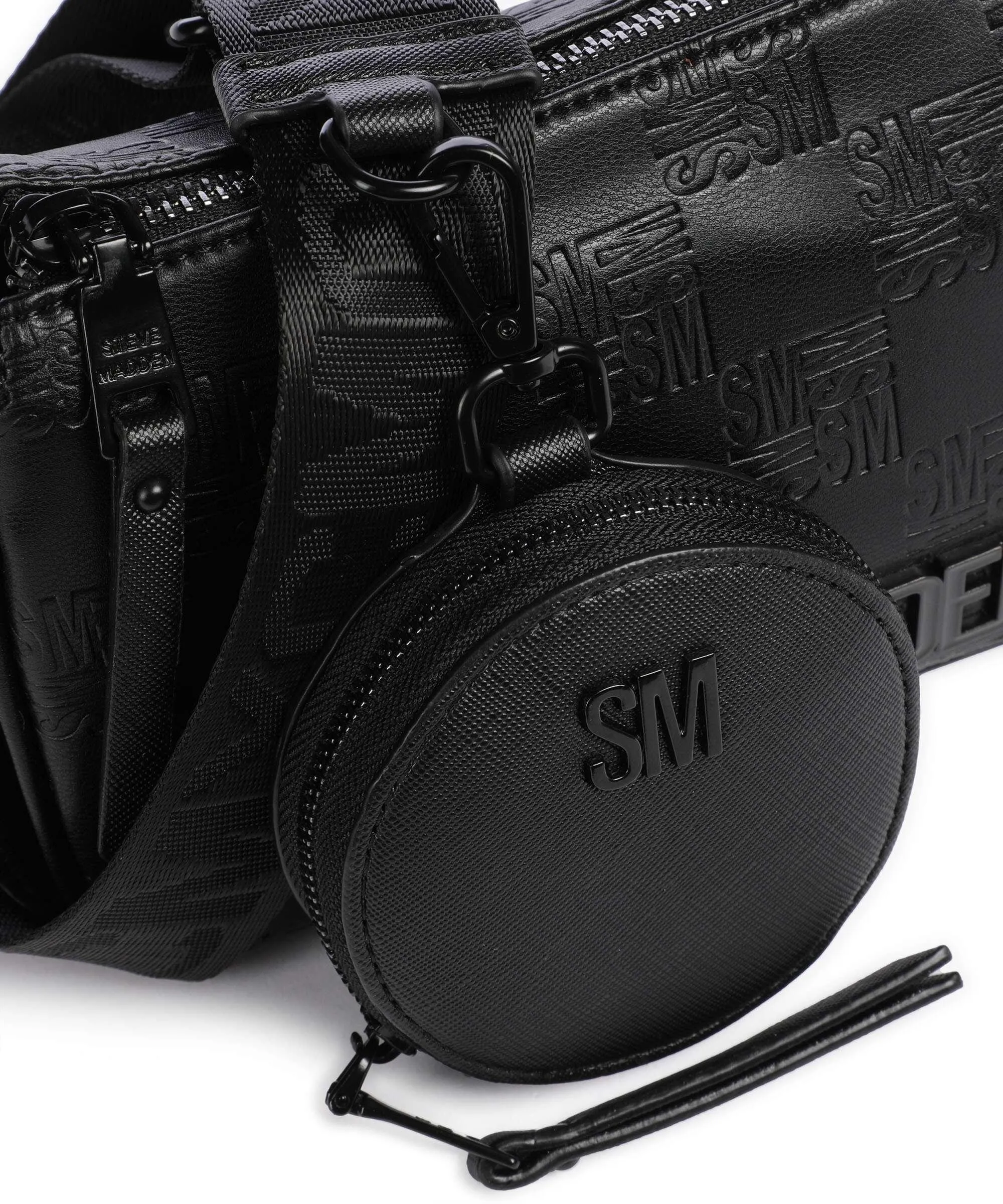  Steve Madden BMINIROY Borsa a tracolla pelle sintetica nero  