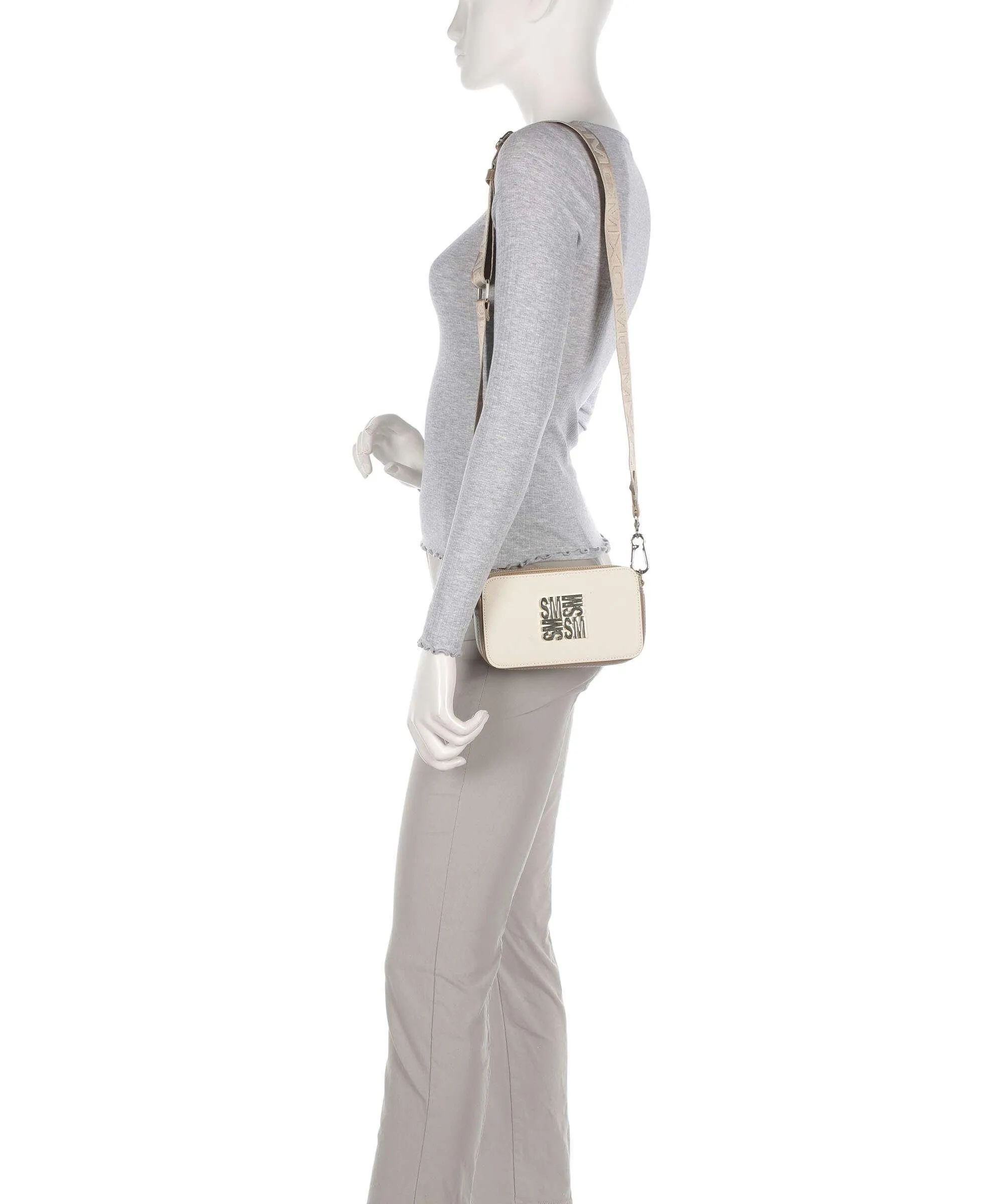  Steve Madden BRISA Borsa a tracolla pelle sintetica beige  