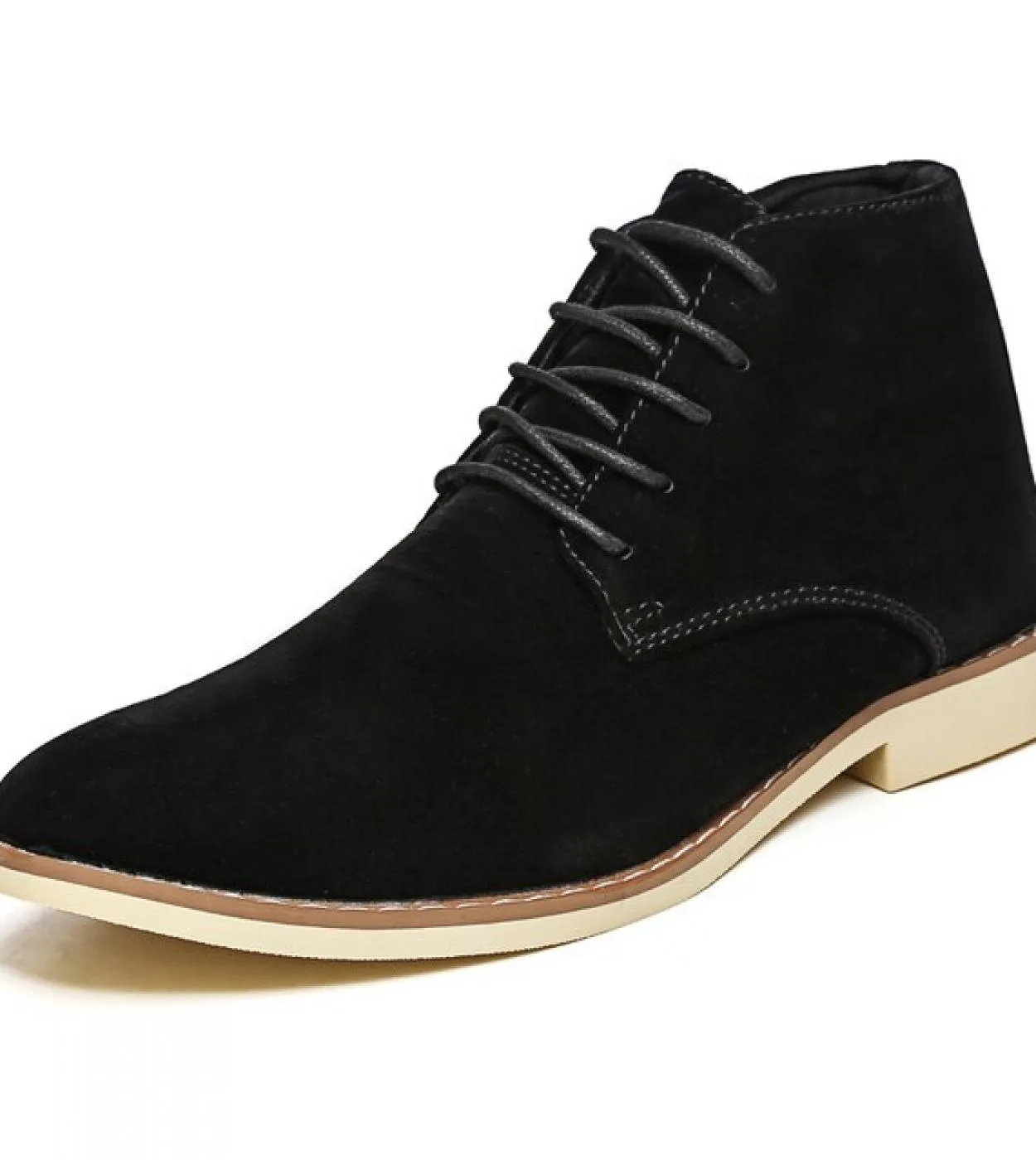 Stivali da uomo Moda Confortevole Primavera e autunno Stivali stringati casual in gomma alla caviglia Scarpe da uomo Hombre Sapa