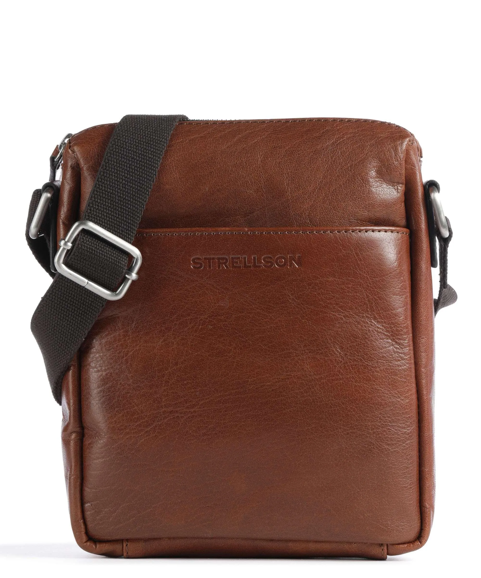  Strellson Kenley Olbin Borsa a tracolla pelle di bufalo cognac  