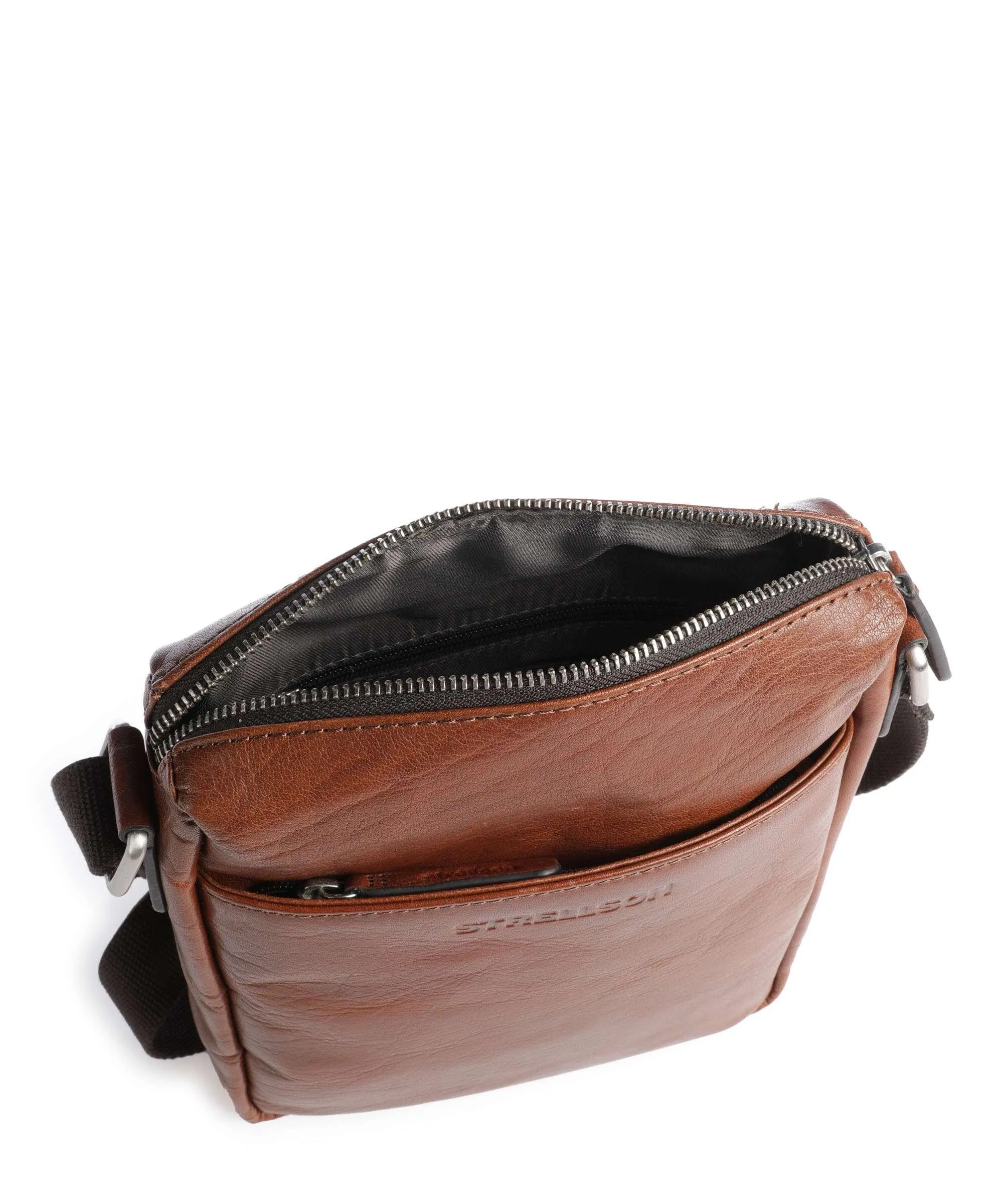  Strellson Kenley Olbin Borsa a tracolla pelle di bufalo cognac  