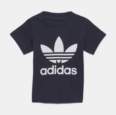 T-shirt Adidas Bimbo Trefoil HE2190 Blu