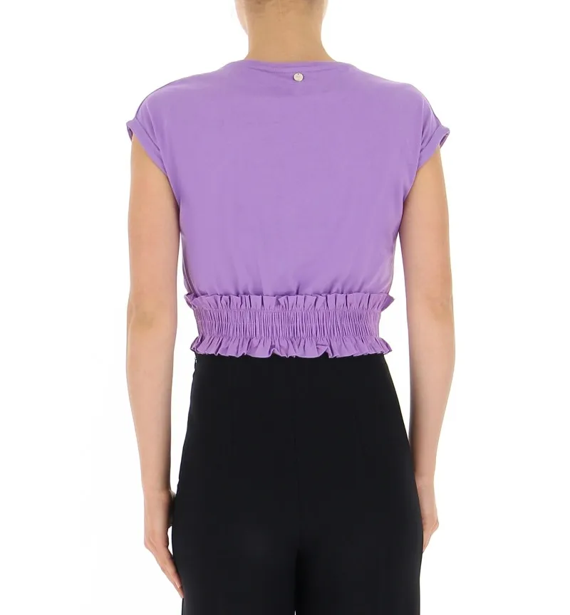 T-shirt con strass