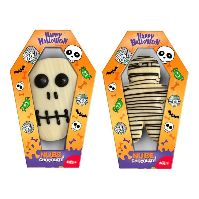 Tavoletta di cioccolato di Halloween ripiena di nuvola 30 gr - Dekora - 1 unità