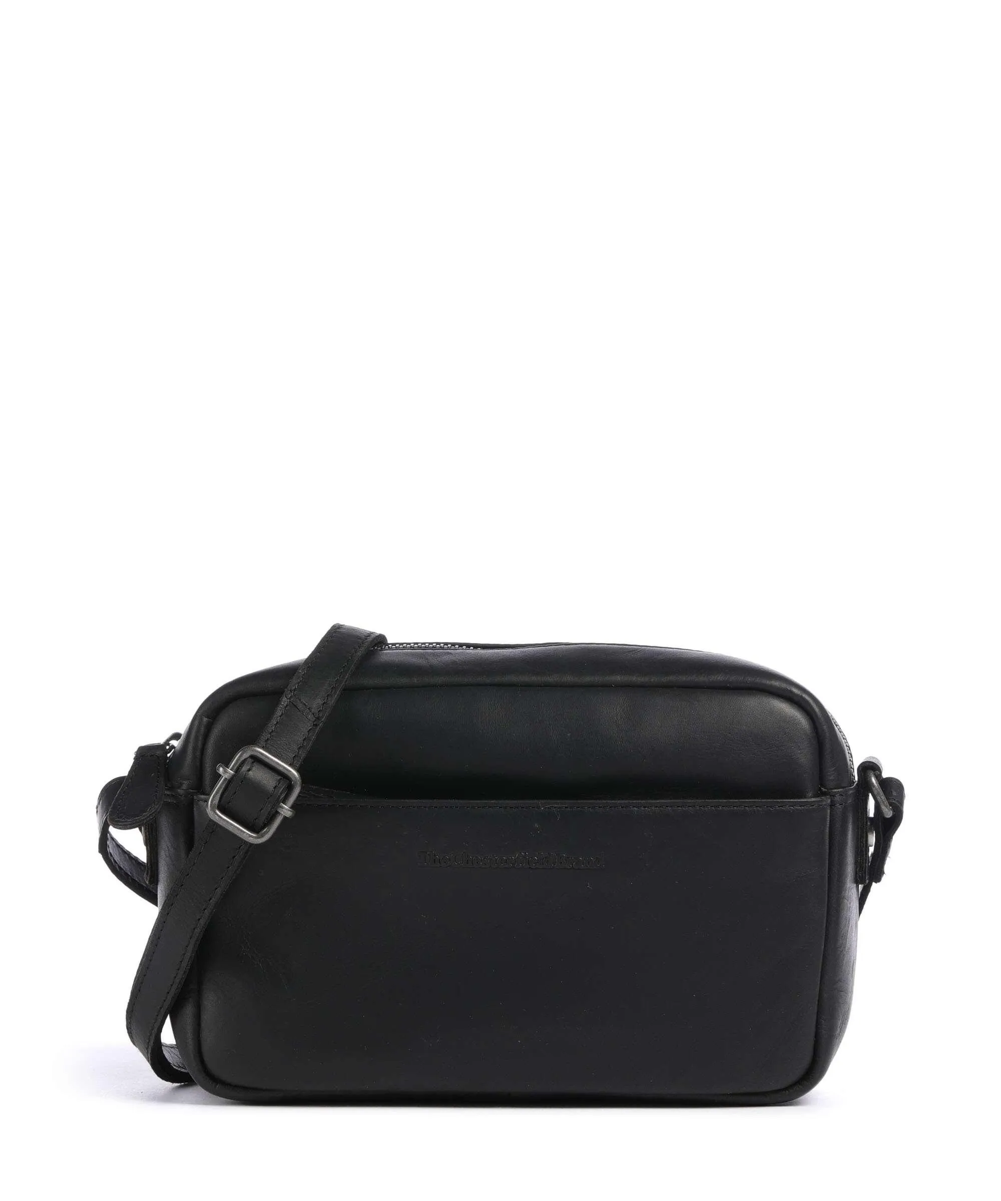  The Chesterfield Brand Cow Wax Pull Up Arona Borsa a tracolla pelle di vacchetta pull-up nero  