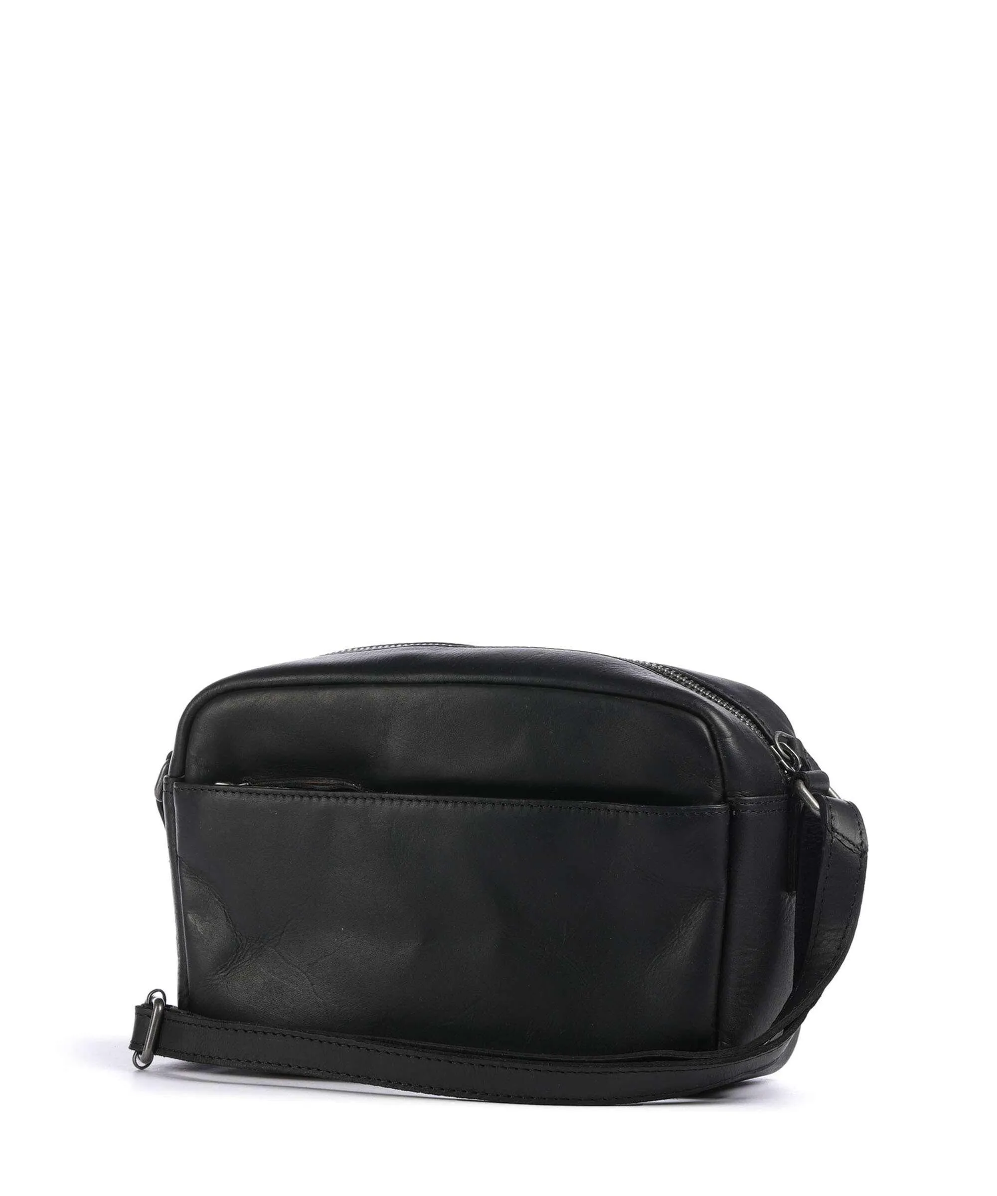  The Chesterfield Brand Cow Wax Pull Up Arona Borsa a tracolla pelle di vacchetta pull-up nero  